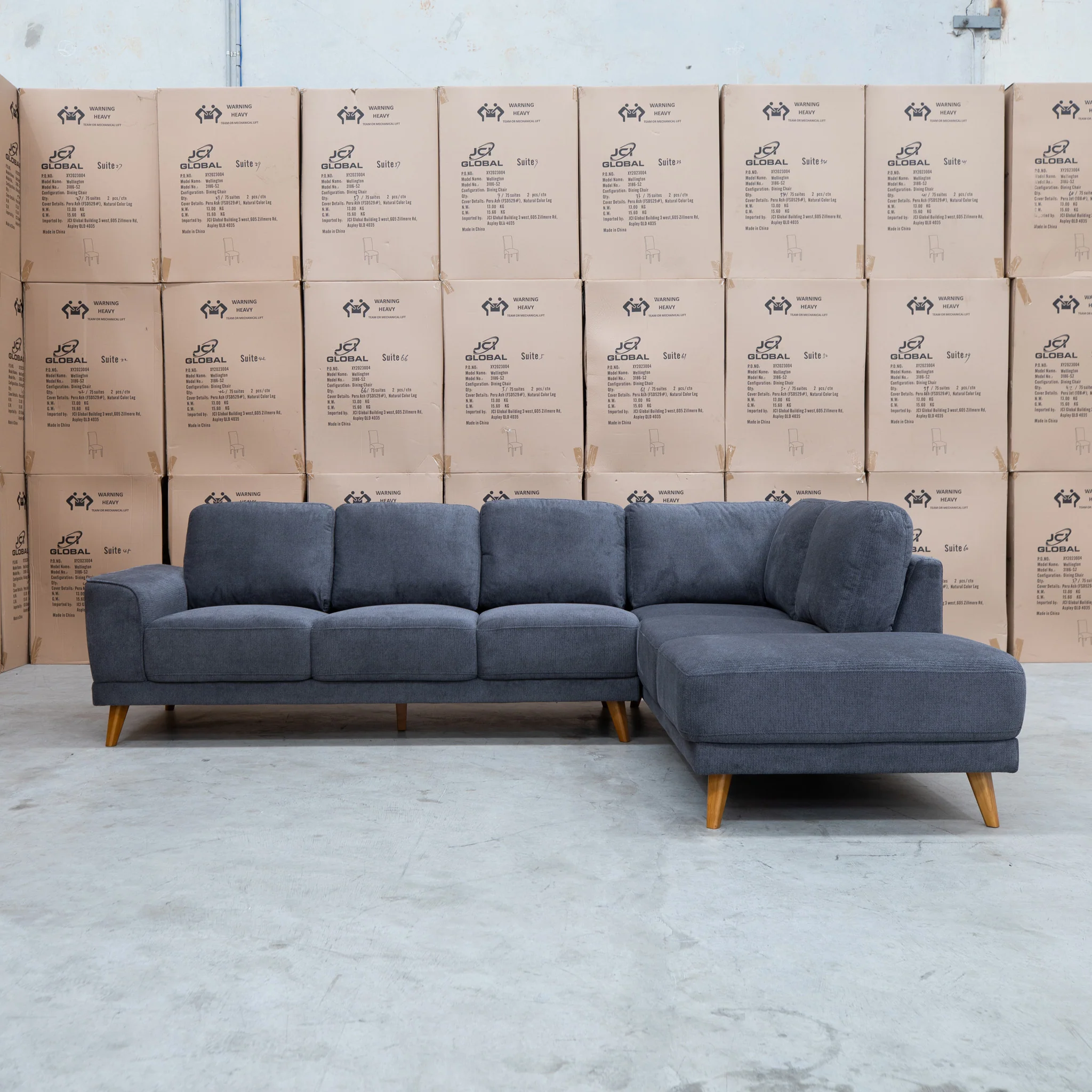 Bristol RHF Corner Chaise Lounge - Shadow - Image 4