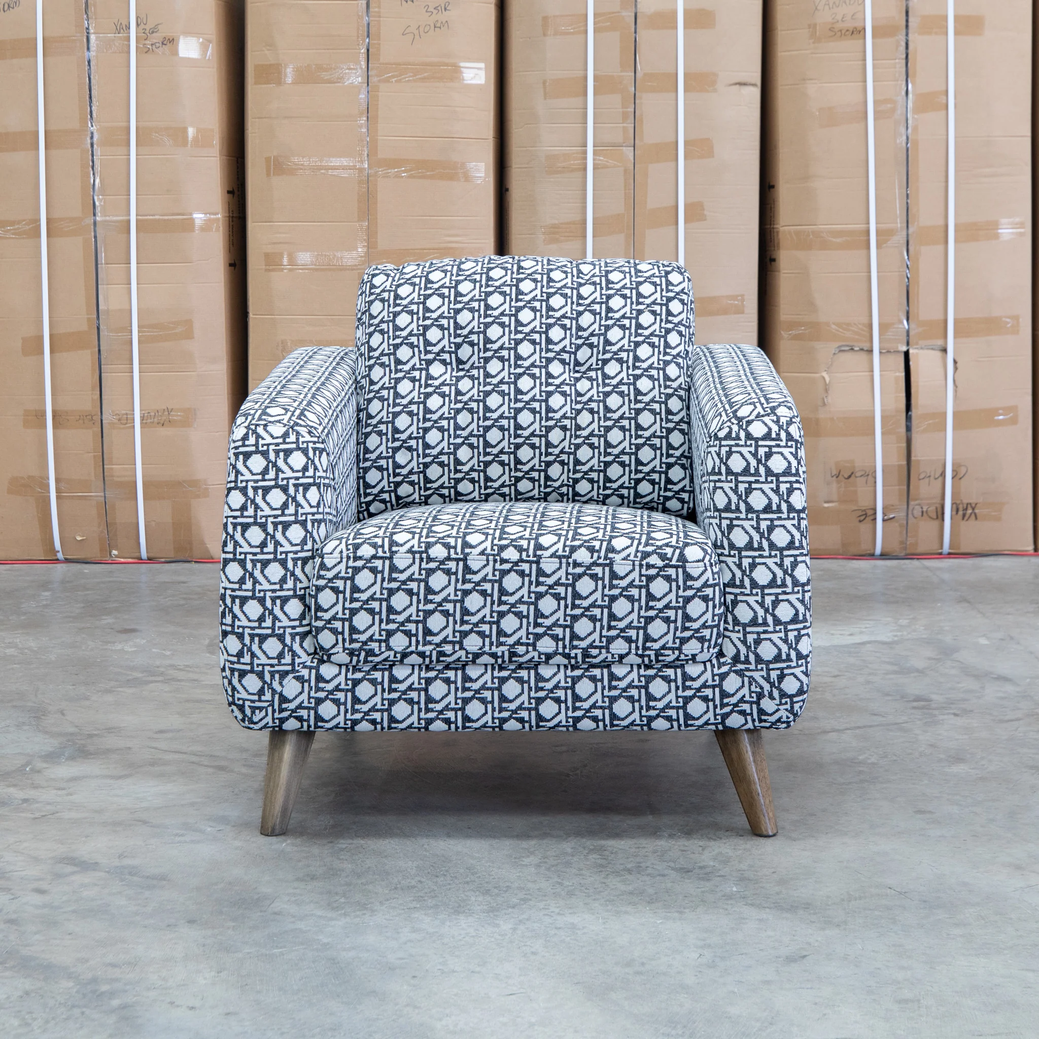 Elodie Single Armchair - Iron - Available After 15th July - Image 2