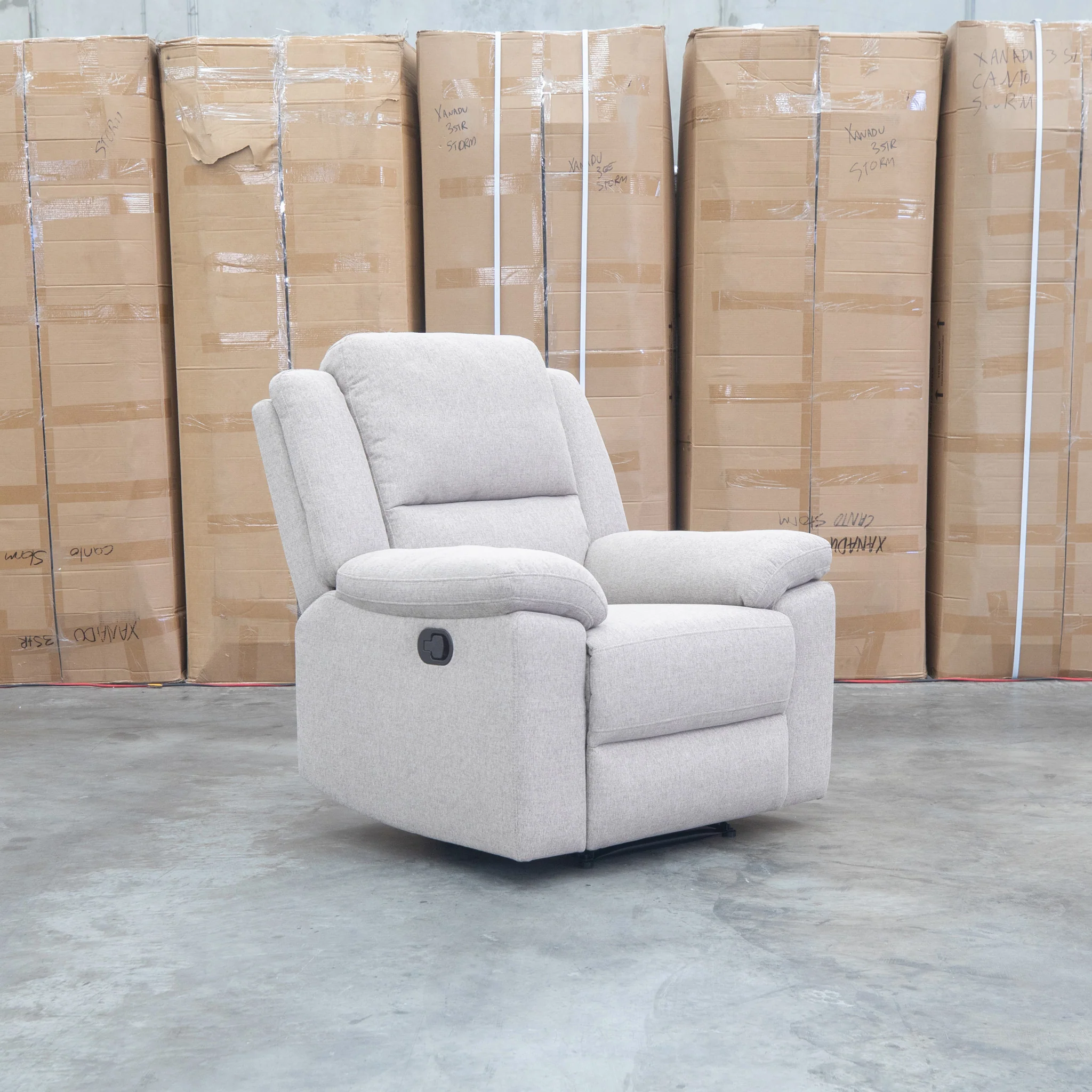 Hayman Single Recliner - Bark - Image 5