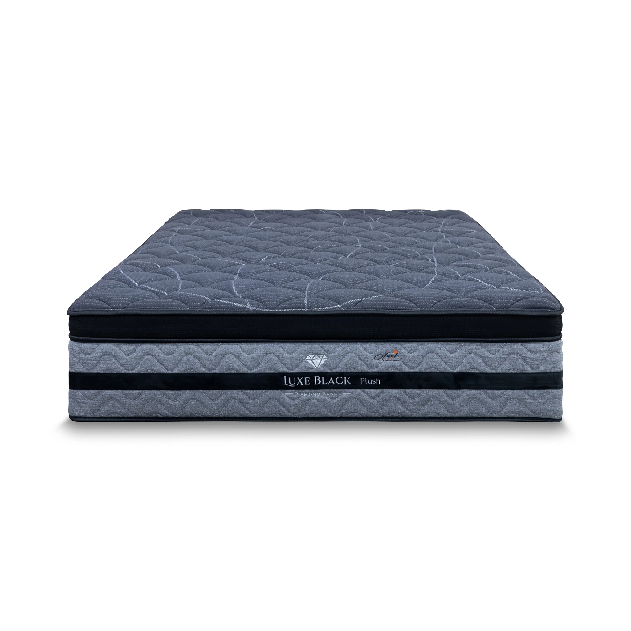Lux Black Pocket Coil Queen Mattress - Medium - Image 3