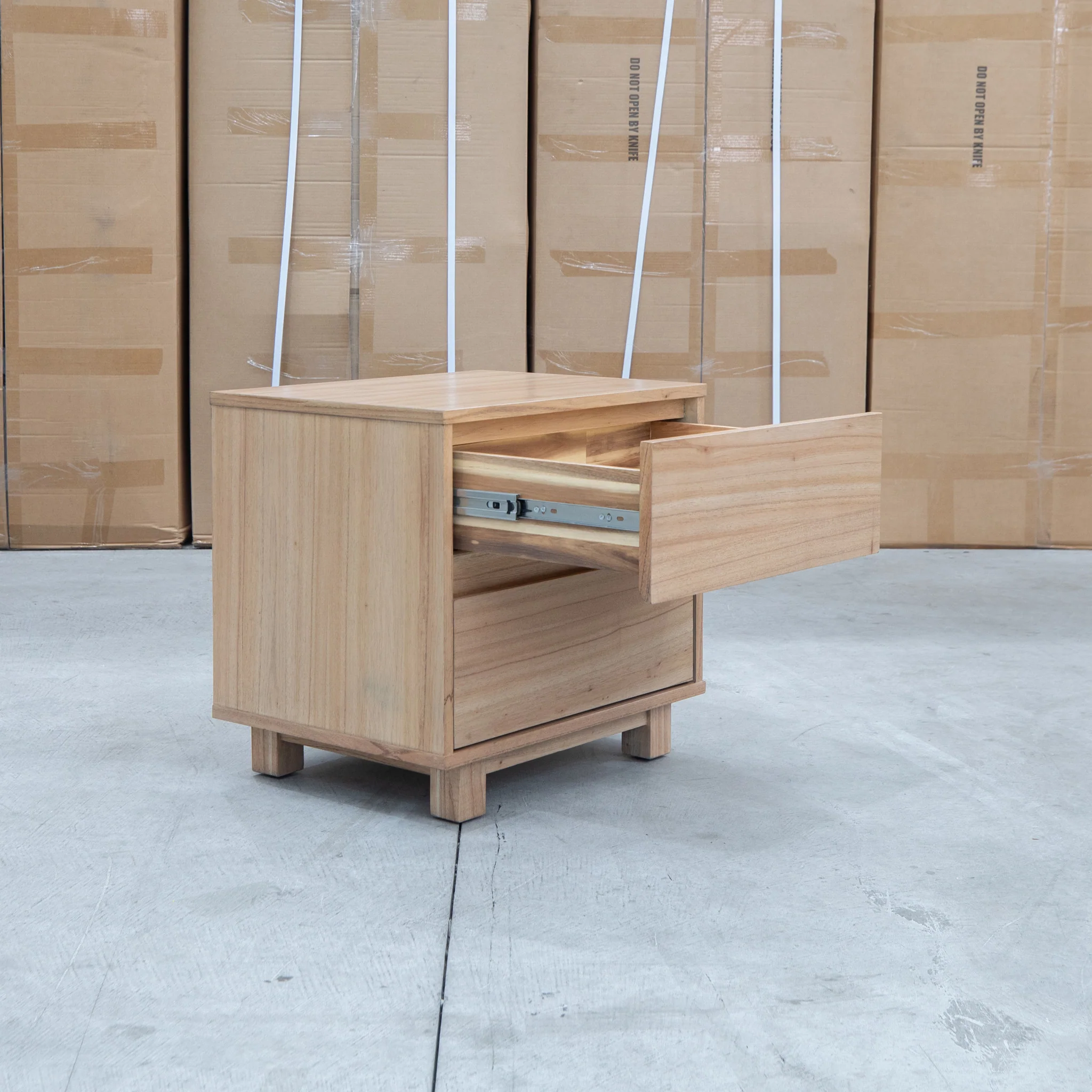 Mandalay Mountain Ash 2 Drawer Bedside - Image 5