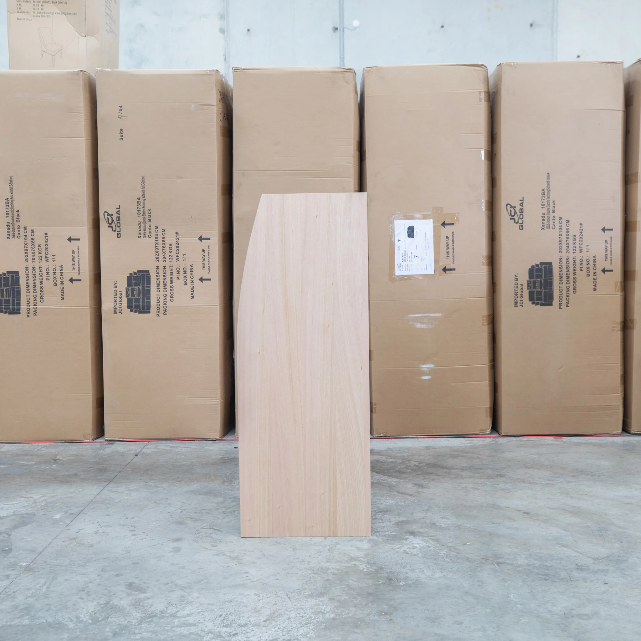 Melba Curved Australian Messmate Five Drawer Tallboy - Image 7