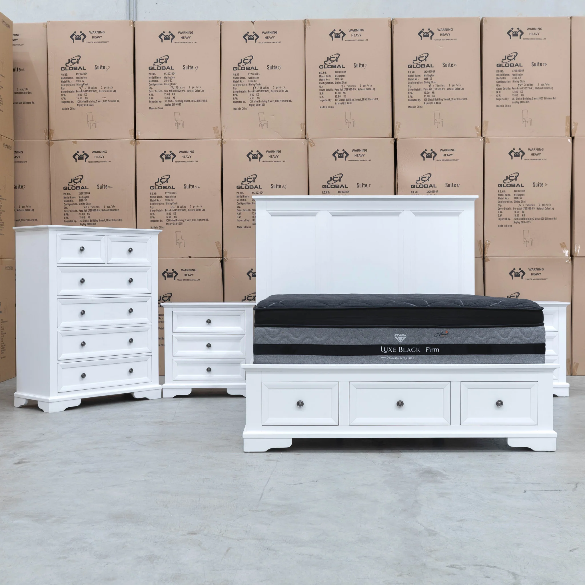 Sala 6 Drawer Hardwood Tallboy - Available After 26th July - Image 4