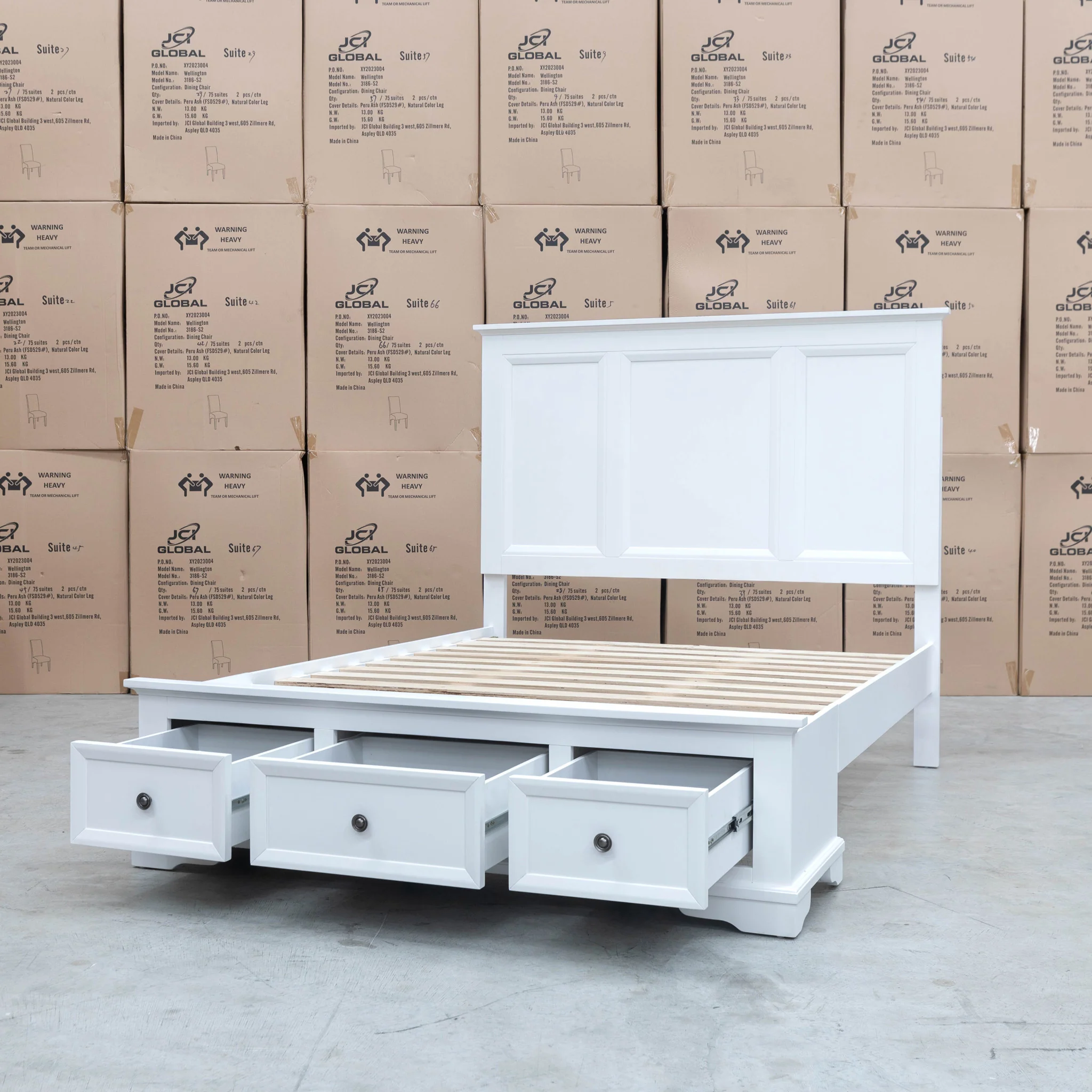 Sala Hardwood Queen Storage Bed - Available After 26th July - Image 11
