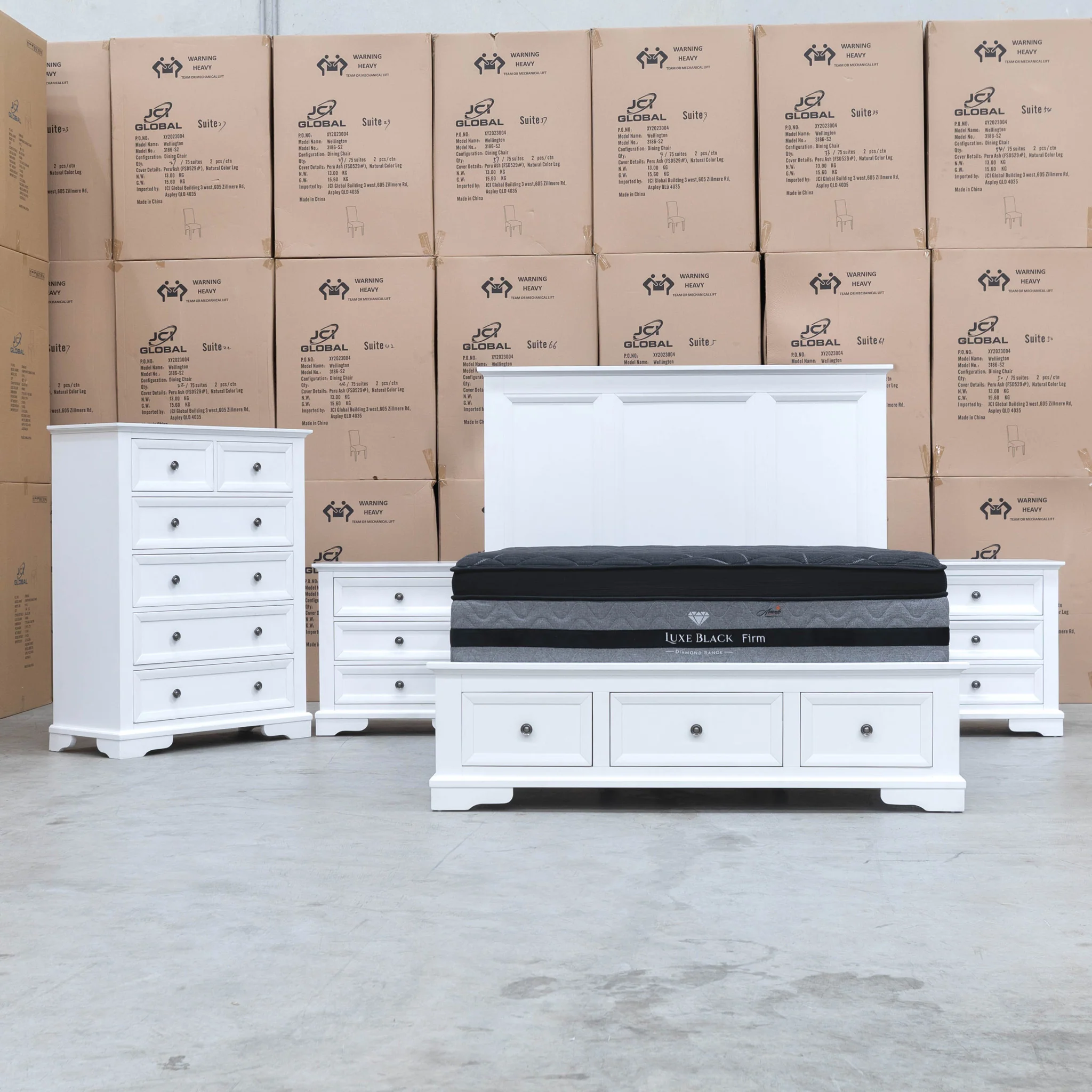 Sala Hardwood Queen Storage Bed - Available After 26th July - Image 12