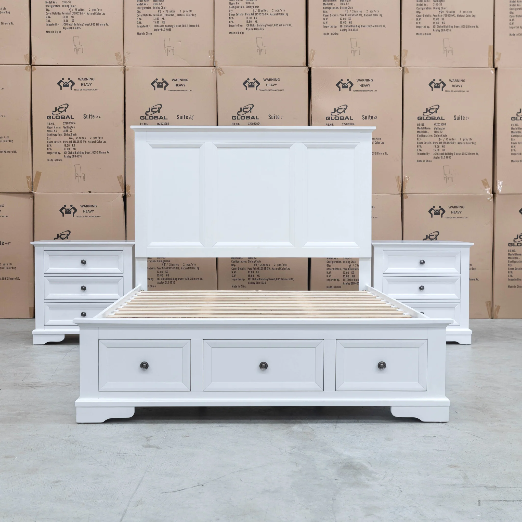 Sala Hardwood Queen Storage Bed - Available After 26th July - Image 9