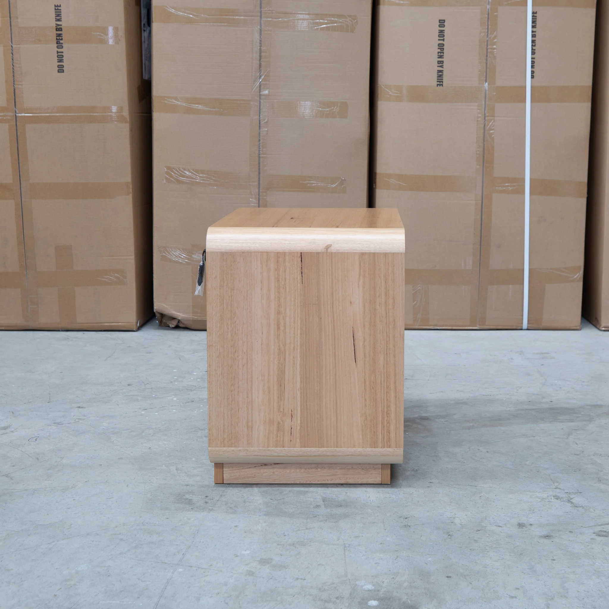 Southport Two Drawer Australian Messmate Hardwood Bedside - Image 6
