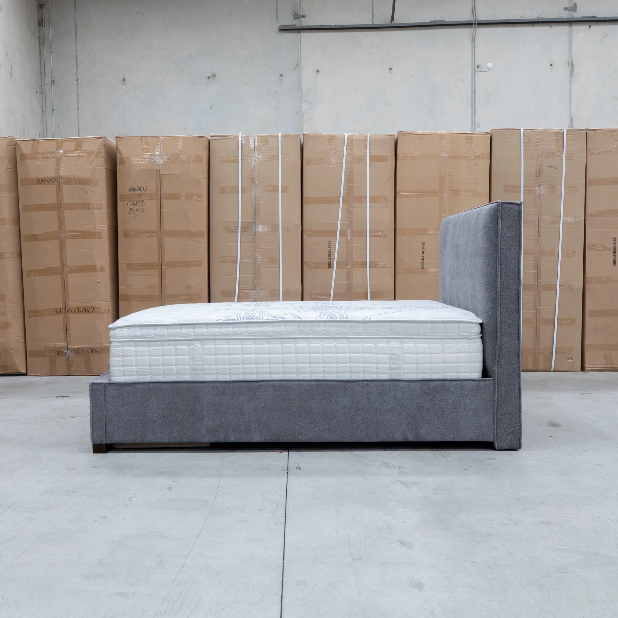 Talia Queen Fabric Storage Bed - Storm - Image 17