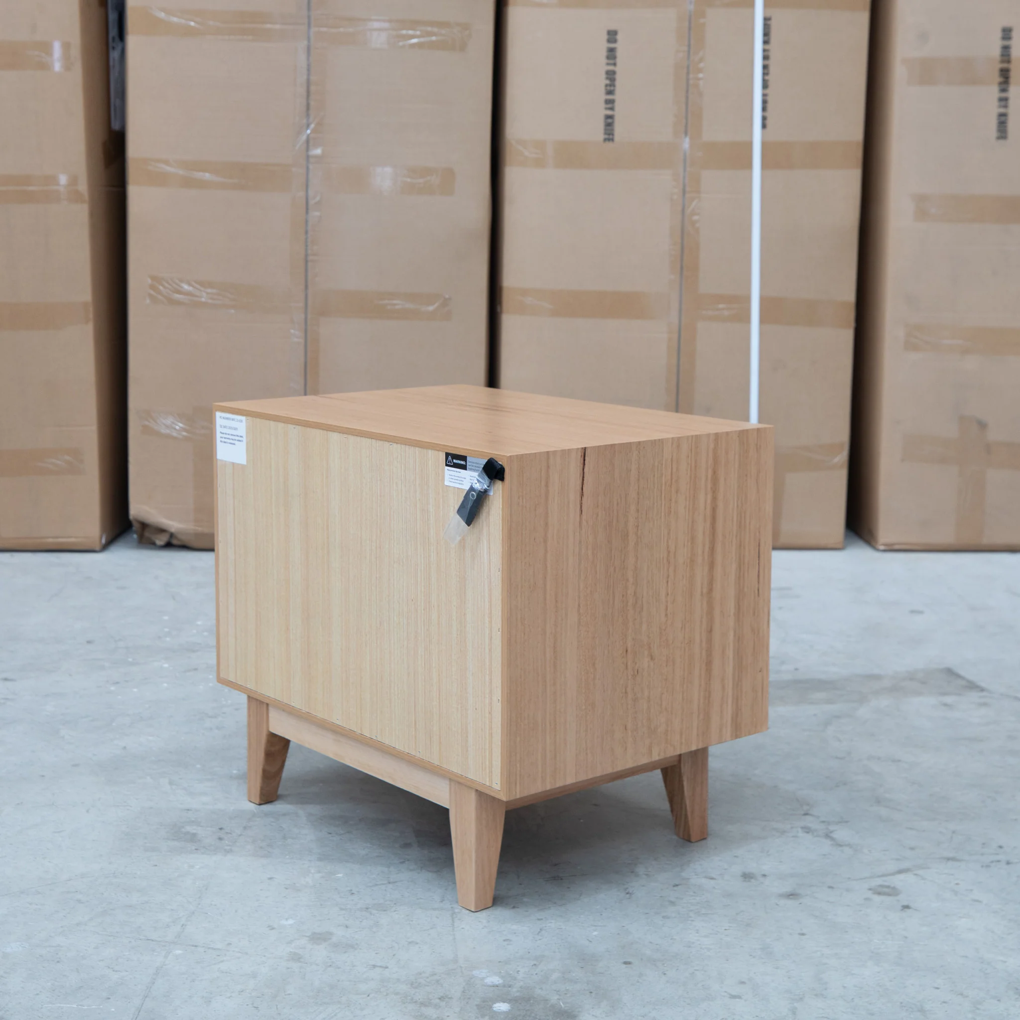 Urban Two Drawer Australian Messmate Hardwood Bedside - Image 8