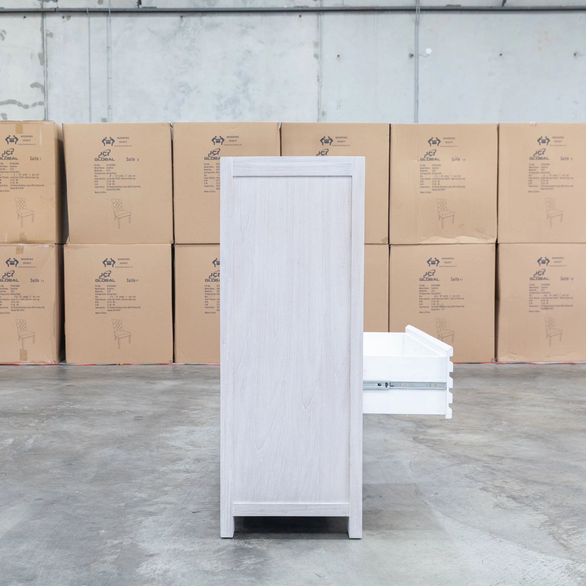 Valentino Mountain Ash Four Drawer Tallboy - Image 8
